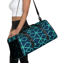 Load image into Gallery viewer, BLUE MATRIX DUFFLE BAGS