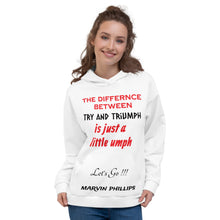 Load image into Gallery viewer, Try & Triumph Unisex Hoodie