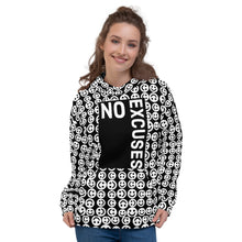 Load image into Gallery viewer, NO EXCUSES SMILIE Unisex Hoodie