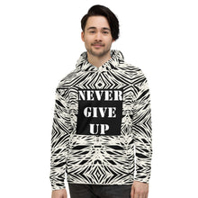 Load image into Gallery viewer, Never Give Up Universe Unisex Hoodie