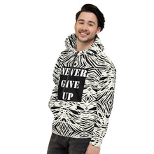 Load image into Gallery viewer, Never Give Up Universe Unisex Hoodie