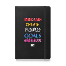 Load image into Gallery viewer, DREAMS & GRATITUDE Hardcover bound notebook
