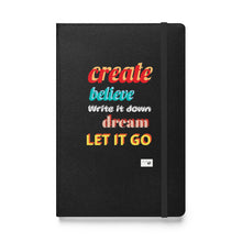 Load image into Gallery viewer, Create & Dream Hardcover bound notebook