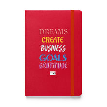 Load image into Gallery viewer, DREAMS & GRATITUDE Hardcover bound notebook