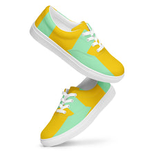 Load image into Gallery viewer, RIDE OR CRY Men’s lace-up canvas shoes