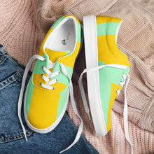 Load image into Gallery viewer, RIDE OR CRY Men’s lace-up canvas shoes