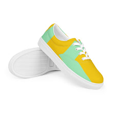 Load image into Gallery viewer, RIDE OR CRY Men’s lace-up canvas shoes