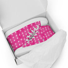 Load image into Gallery viewer, STARLIGHT PINK CANVAS HIGH TOP WOMAN SHOES