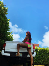 Load image into Gallery viewer, STRAWBERRY KIWI ANGEL Recycled high-waisted bikini