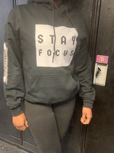 Load image into Gallery viewer, STAY FOCUS / FIERCE Unisex Hoodie