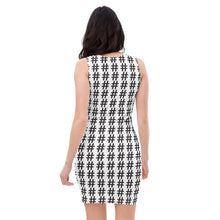 Load image into Gallery viewer, Hashtag Sublimation Cut & Sew Dress
