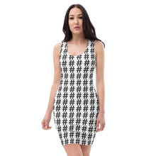 Load image into Gallery viewer, Hashtag Sublimation Cut & Sew Dress
