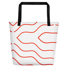 Load image into Gallery viewer, HEART STRIKE Beach Bag