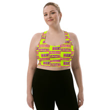 Load image into Gallery viewer, EAT SLEEP GRIND Longline sports bra