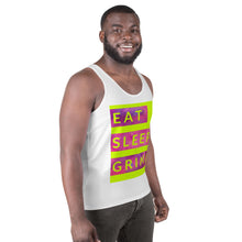 Load image into Gallery viewer, EAT SLEEP GRIND Unisex Tank Top