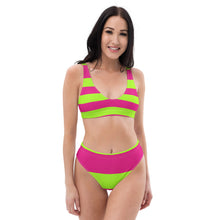 Load image into Gallery viewer, STRAWBERRY KIWI ANGEL Recycled high-waisted bikini