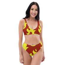 Load image into Gallery viewer, NOT YOUR FLAMMING CHEETOS Recycled high-waisted bikini