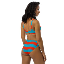 Load image into Gallery viewer, RACECAR SQUAD Recycled high-waisted bikini