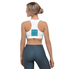 Load image into Gallery viewer, NOBODY WINS BLUE Sports bra