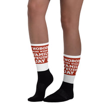 Load image into Gallery viewer, NOBODY WINS RED Socks
