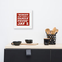 Load image into Gallery viewer, NOBODY WINS RED Canvas