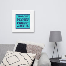 Load image into Gallery viewer, NOBODY WINS BLUE Canvas