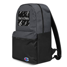 Load image into Gallery viewer, GOD IS DOPE Embroidered Champion Backpack