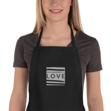 Load image into Gallery viewer, LOVE Embroidered Apron