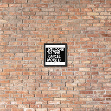 Load image into Gallery viewer, CANCEL WORLD Framed poster