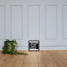 Load image into Gallery viewer, CANCEL WORLD Framed poster