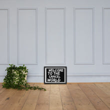Load image into Gallery viewer, CANCEL WORLD Framed poster