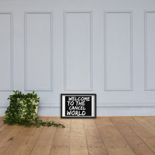 Load image into Gallery viewer, CANCEL WORLD Framed poster