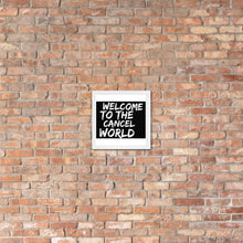 Load image into Gallery viewer, CANCEL WORLD Framed poster