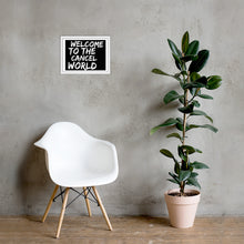 Load image into Gallery viewer, CANCEL WORLD Framed poster