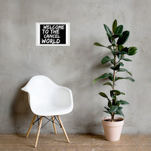 Load image into Gallery viewer, CANCEL WORLD Framed poster