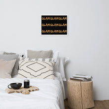Load image into Gallery viewer, GLAM Framed poster