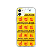 Load image into Gallery viewer, ATTENTION BOUNDARIES iPhone Case