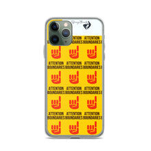 Load image into Gallery viewer, ATTENTION BOUNDARIES iPhone Case