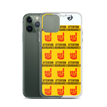Load image into Gallery viewer, ATTENTION BOUNDARIES iPhone Case