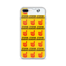 Load image into Gallery viewer, ATTENTION BOUNDARIES iPhone Case