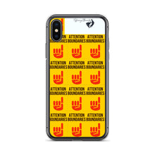 Load image into Gallery viewer, ATTENTION BOUNDARIES iPhone Case