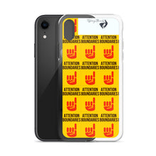 Load image into Gallery viewer, ATTENTION BOUNDARIES iPhone Case