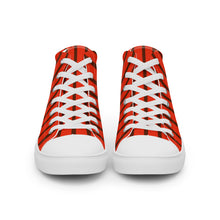 Load image into Gallery viewer, RED ZONE Men’s high top canvas shoes