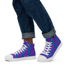 Load image into Gallery viewer, PRINCE Men’s high top canvas shoes