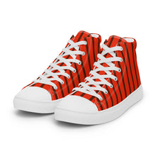 Load image into Gallery viewer, RED ZONE Men’s high top canvas shoes