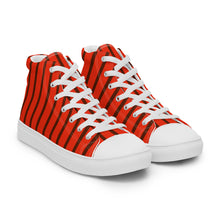 Load image into Gallery viewer, RED ZONE Men’s high top canvas shoes