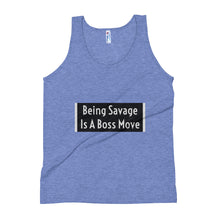 Load image into Gallery viewer, Being Savage Unisex Tank Top