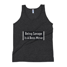 Load image into Gallery viewer, Being Savage Unisex Tank Top