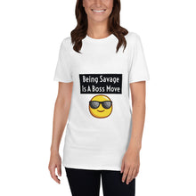 Load image into Gallery viewer, Being Savage Short-Sleeve Unisex T-Shirt