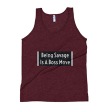 Load image into Gallery viewer, Being Savage Unisex Tank Top